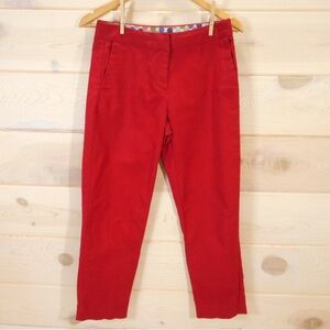 Boden Richmond trousers 
Red Size 10R